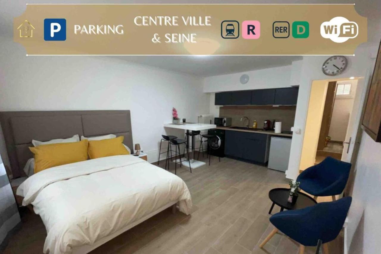 Sejour A Melun Appart'Hotel De La Mediatheque ภายนอก รูปภาพ